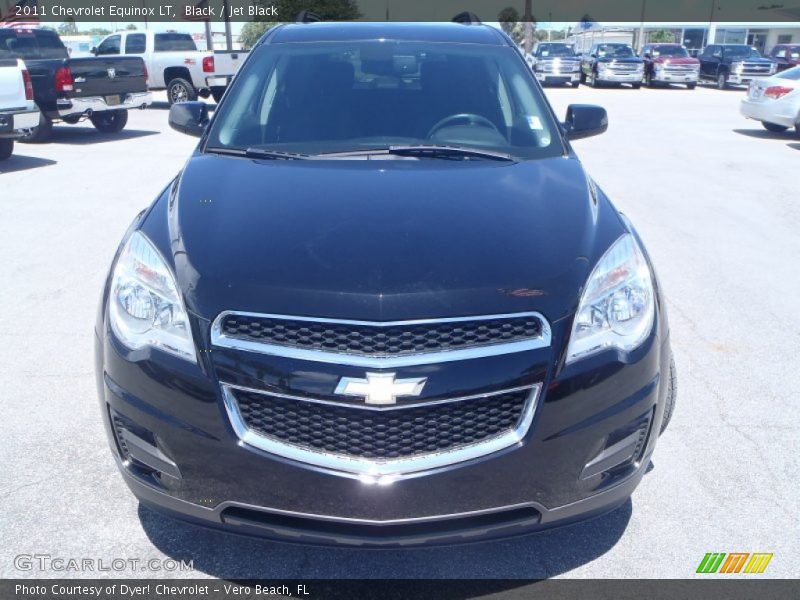 Black / Jet Black 2011 Chevrolet Equinox LT