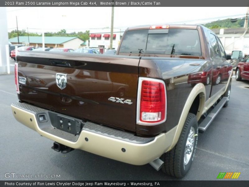 Western Brown / Black/Cattle Tan 2013 Ram 2500 Laramie Longhorn Mega Cab 4x4