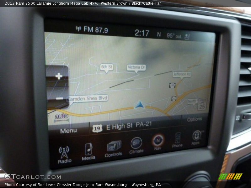 Navigation of 2013 2500 Laramie Longhorn Mega Cab 4x4