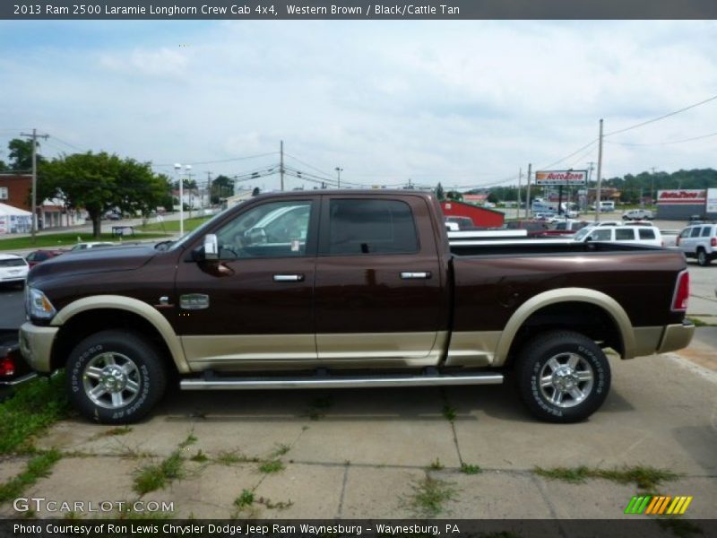 Western Brown / Black/Cattle Tan 2013 Ram 2500 Laramie Longhorn Crew Cab 4x4