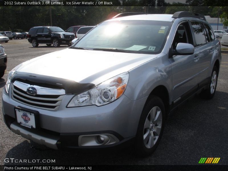 Ice Silver Metallic / Off Black 2012 Subaru Outback 3.6R Limited