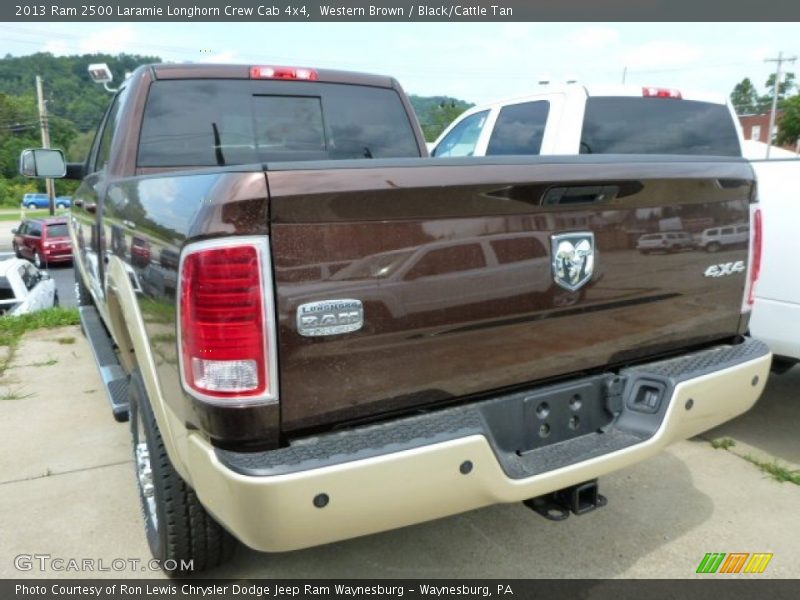 Western Brown / Black/Cattle Tan 2013 Ram 2500 Laramie Longhorn Crew Cab 4x4