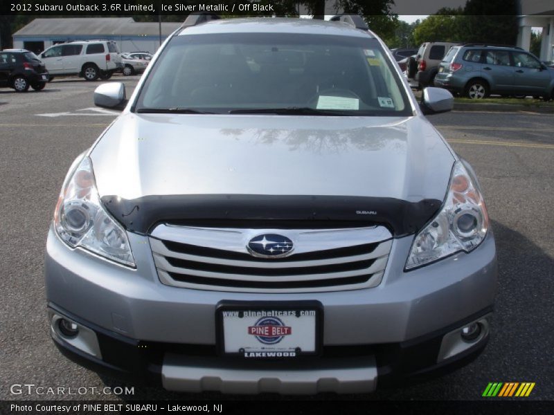 Ice Silver Metallic / Off Black 2012 Subaru Outback 3.6R Limited