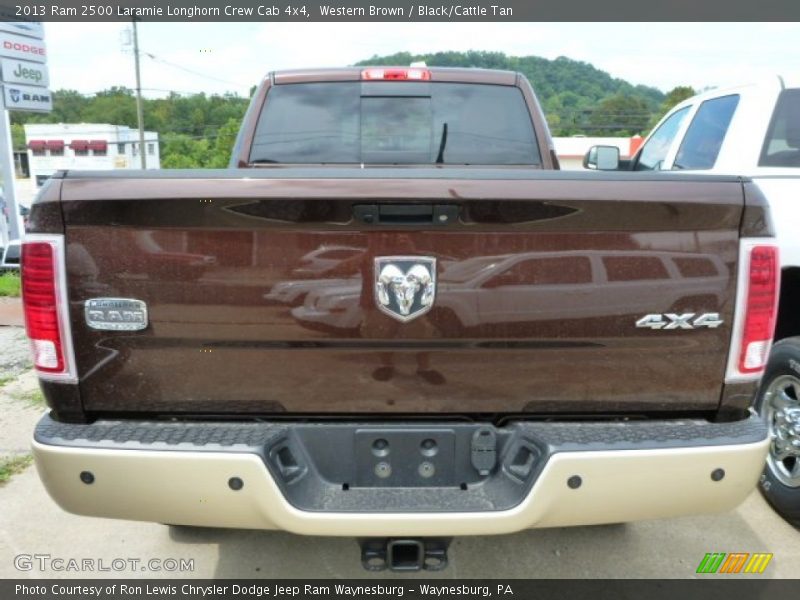 Western Brown / Black/Cattle Tan 2013 Ram 2500 Laramie Longhorn Crew Cab 4x4