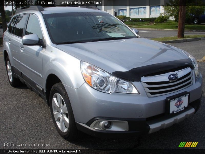 Ice Silver Metallic / Off Black 2012 Subaru Outback 3.6R Limited