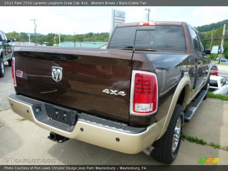 Western Brown / Black/Cattle Tan 2013 Ram 2500 Laramie Longhorn Crew Cab 4x4