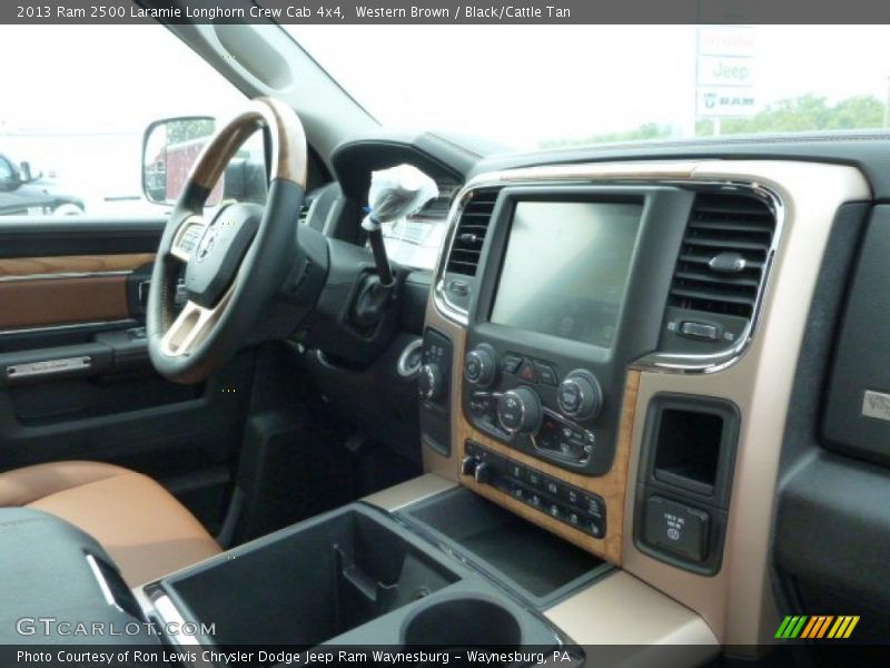Western Brown / Black/Cattle Tan 2013 Ram 2500 Laramie Longhorn Crew Cab 4x4