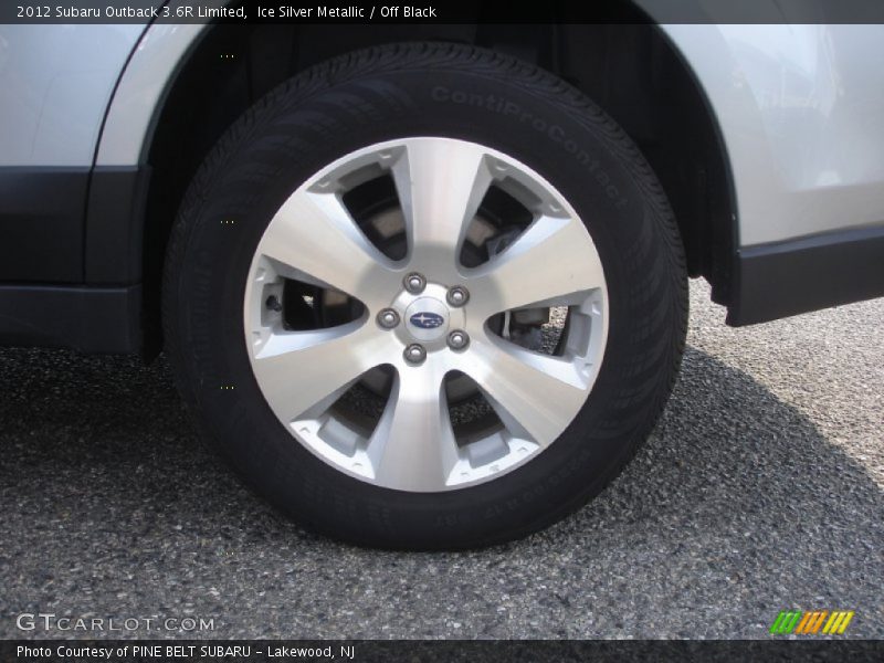 Ice Silver Metallic / Off Black 2012 Subaru Outback 3.6R Limited