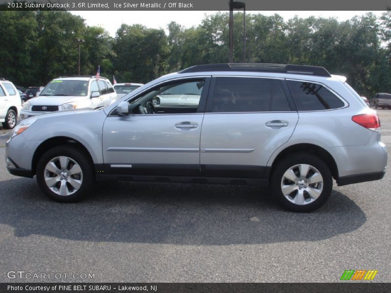 Ice Silver Metallic / Off Black 2012 Subaru Outback 3.6R Limited