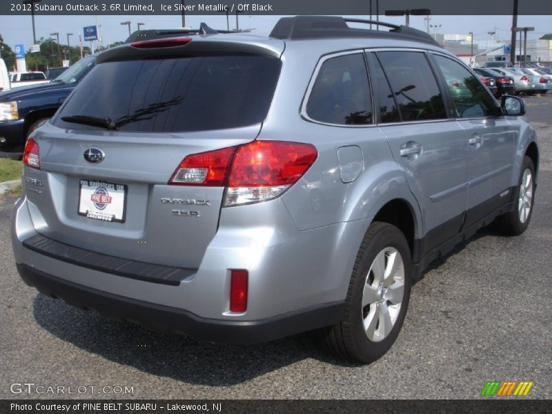 Ice Silver Metallic / Off Black 2012 Subaru Outback 3.6R Limited