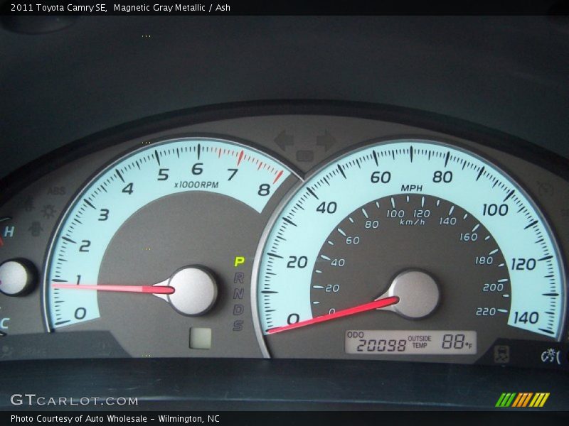 Magnetic Gray Metallic / Ash 2011 Toyota Camry SE