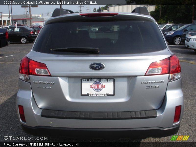 Ice Silver Metallic / Off Black 2012 Subaru Outback 3.6R Limited