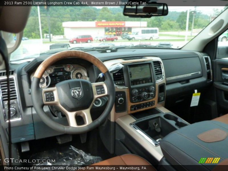 Western Brown / Black/Cattle Tan 2013 Ram 2500 Laramie Longhorn Crew Cab 4x4