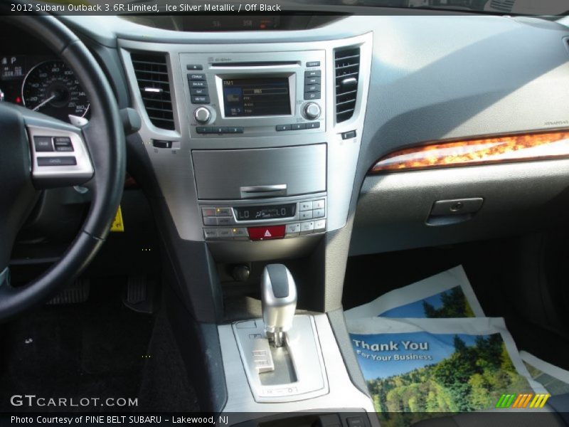 Ice Silver Metallic / Off Black 2012 Subaru Outback 3.6R Limited