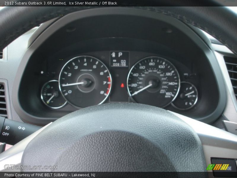 Ice Silver Metallic / Off Black 2012 Subaru Outback 3.6R Limited