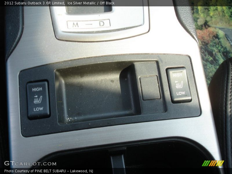 Ice Silver Metallic / Off Black 2012 Subaru Outback 3.6R Limited