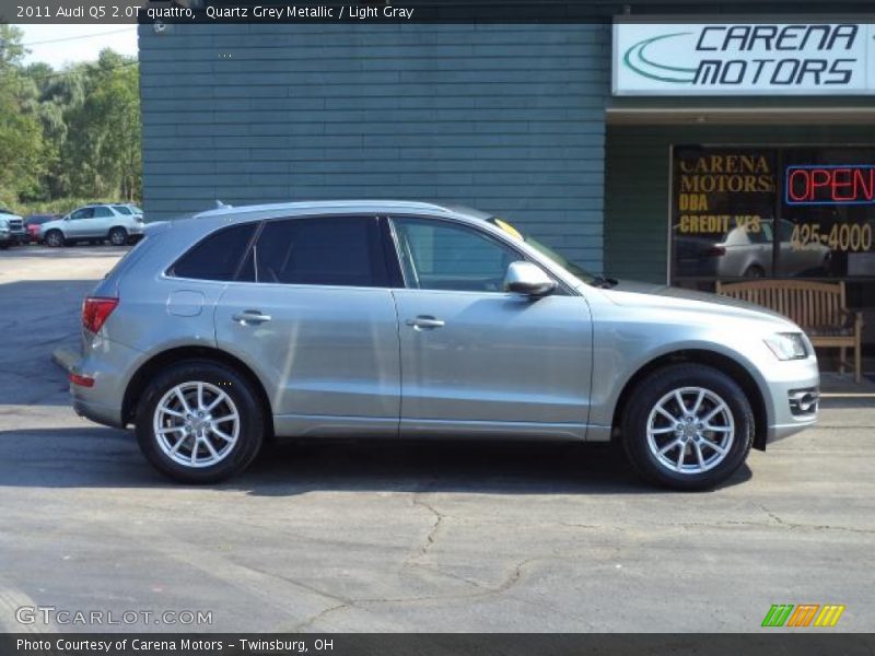 Quartz Grey Metallic / Light Gray 2011 Audi Q5 2.0T quattro