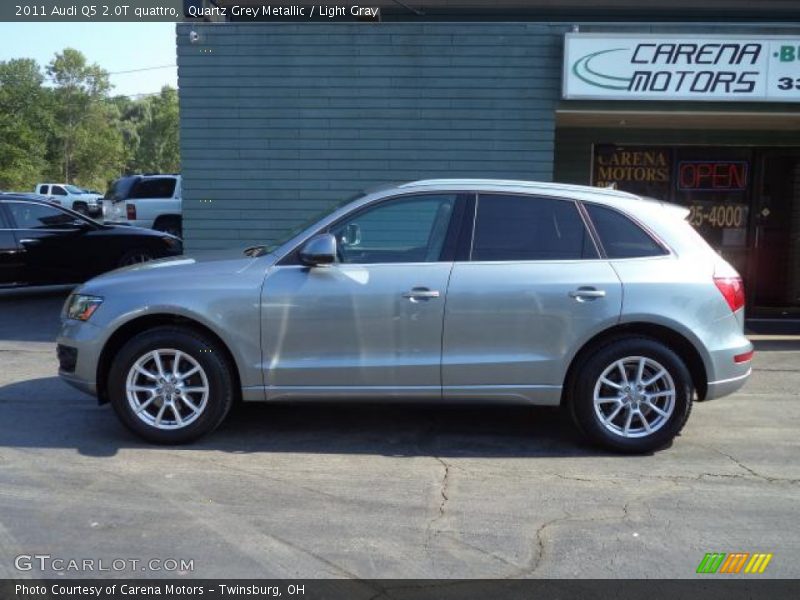 Quartz Grey Metallic / Light Gray 2011 Audi Q5 2.0T quattro