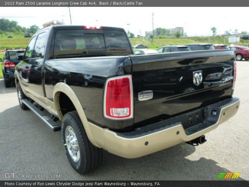 Black / Black/Cattle Tan 2013 Ram 2500 Laramie Longhorn Crew Cab 4x4