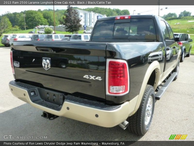 Black / Black/Cattle Tan 2013 Ram 2500 Laramie Longhorn Crew Cab 4x4