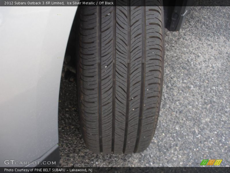 Ice Silver Metallic / Off Black 2012 Subaru Outback 3.6R Limited