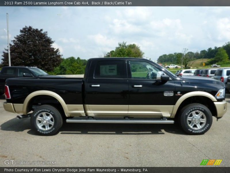 Black / Black/Cattle Tan 2013 Ram 2500 Laramie Longhorn Crew Cab 4x4