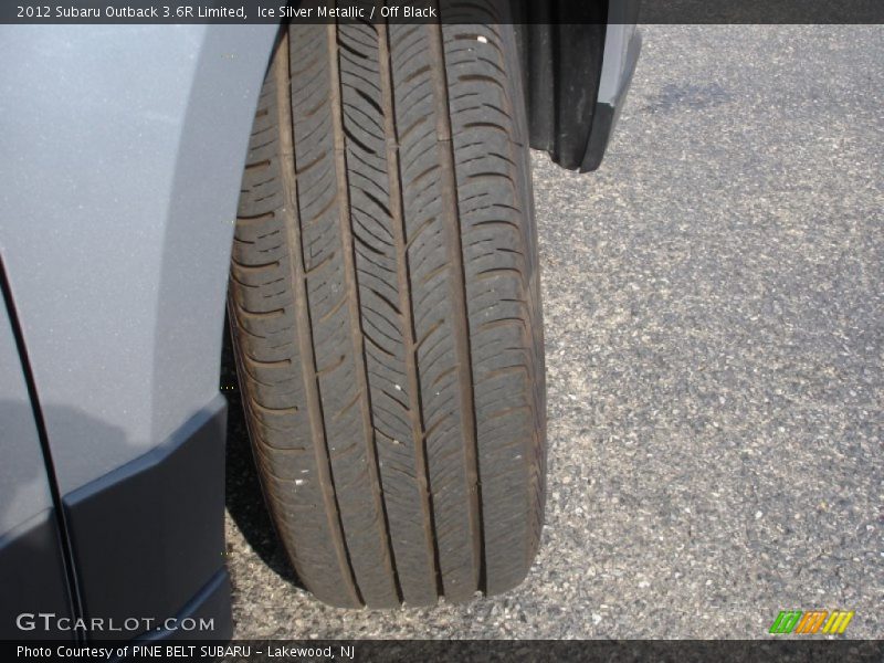 Ice Silver Metallic / Off Black 2012 Subaru Outback 3.6R Limited