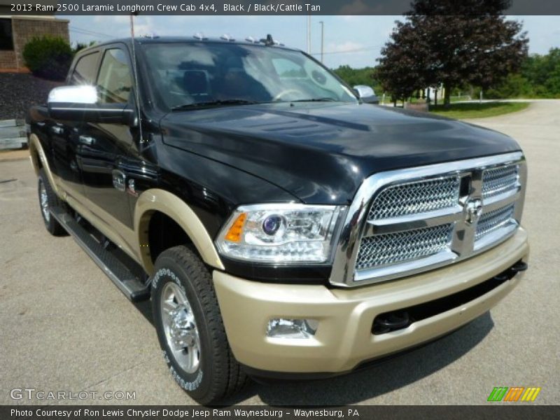 Black / Black/Cattle Tan 2013 Ram 2500 Laramie Longhorn Crew Cab 4x4