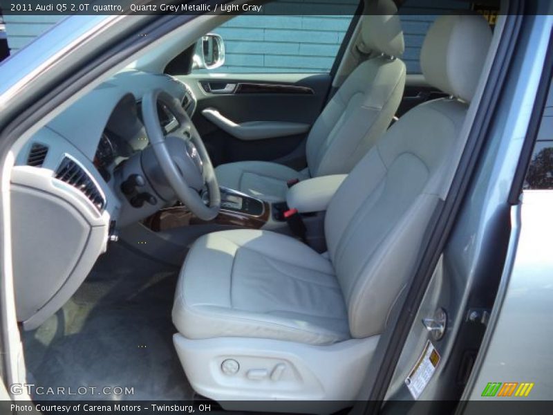 Quartz Grey Metallic / Light Gray 2011 Audi Q5 2.0T quattro