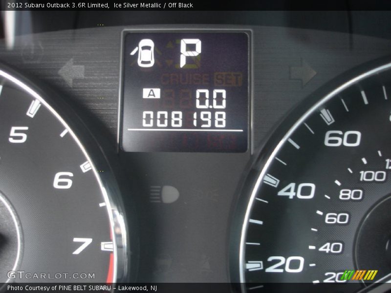 Ice Silver Metallic / Off Black 2012 Subaru Outback 3.6R Limited