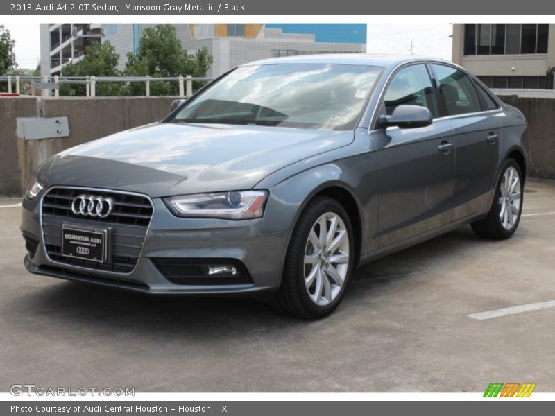 Monsoon Gray Metallic / Black 2013 Audi A4 2.0T Sedan
