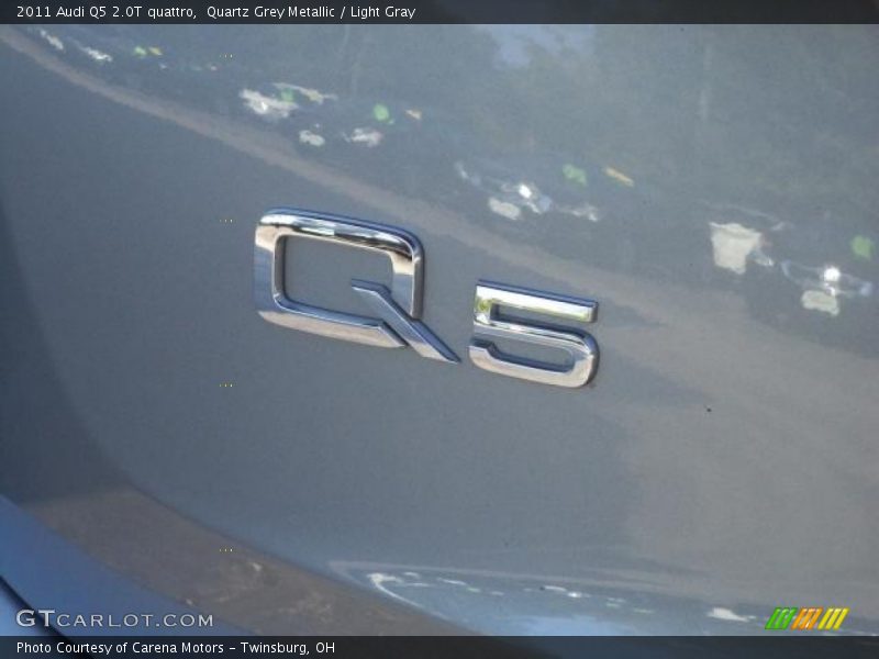 Quartz Grey Metallic / Light Gray 2011 Audi Q5 2.0T quattro