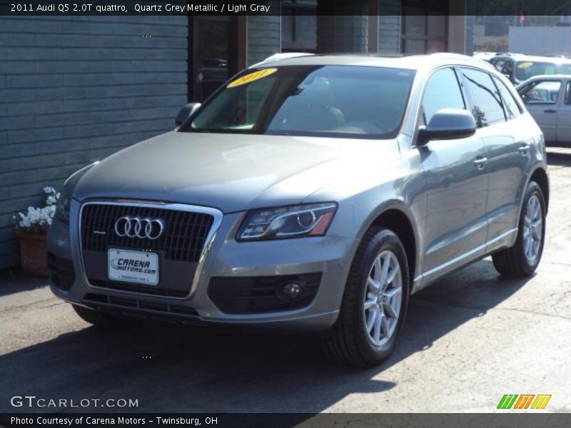Quartz Grey Metallic / Light Gray 2011 Audi Q5 2.0T quattro