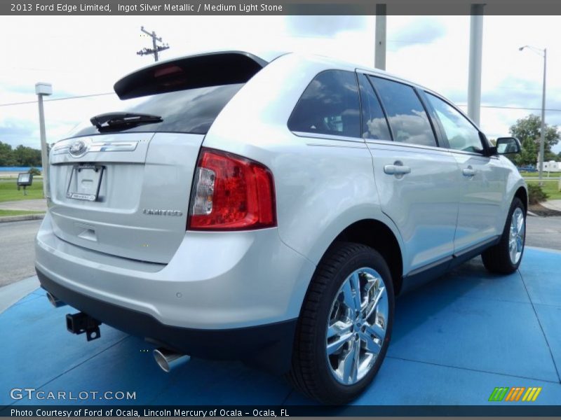 Ingot Silver Metallic / Medium Light Stone 2013 Ford Edge Limited