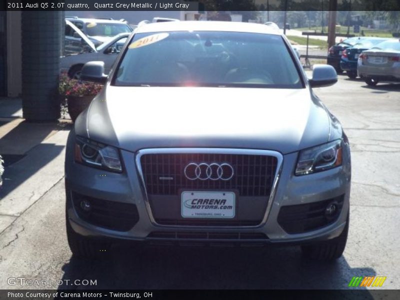 Quartz Grey Metallic / Light Gray 2011 Audi Q5 2.0T quattro