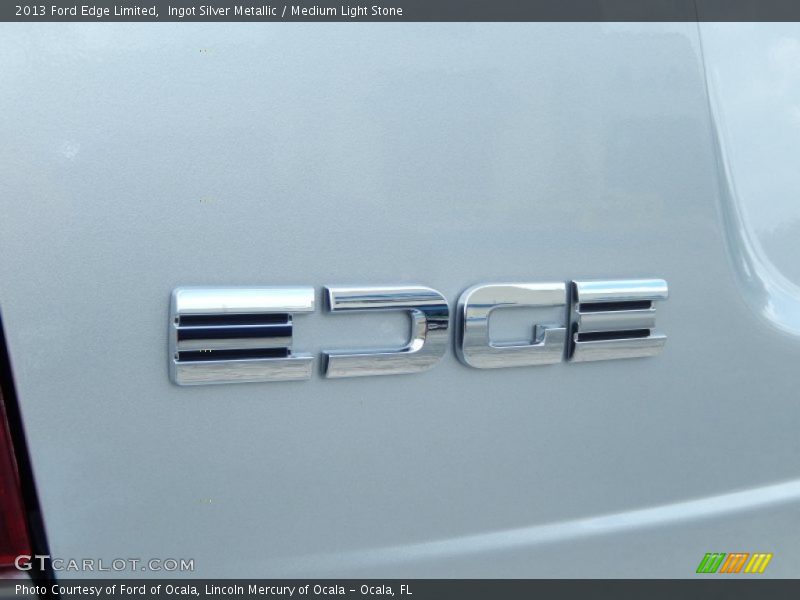 Ingot Silver Metallic / Medium Light Stone 2013 Ford Edge Limited