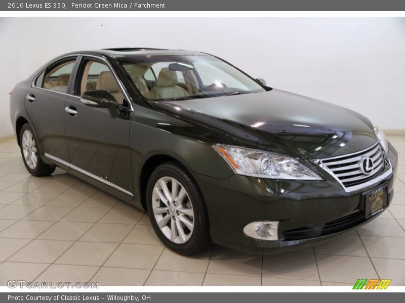 Peridot Green Mica / Parchment 2010 Lexus ES 350