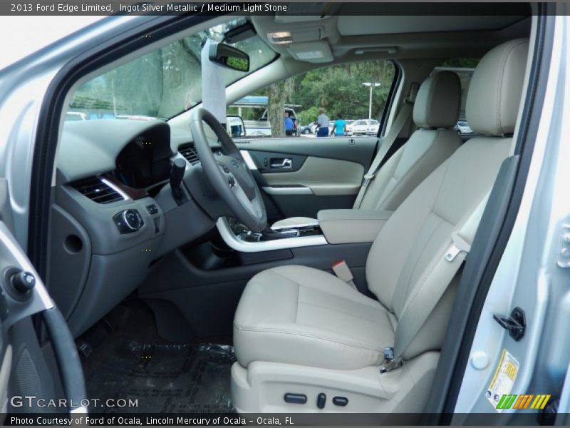 Ingot Silver Metallic / Medium Light Stone 2013 Ford Edge Limited