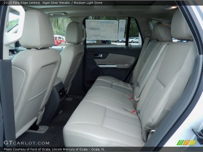 Ingot Silver Metallic / Medium Light Stone 2013 Ford Edge Limited