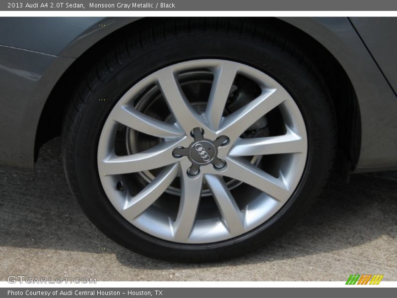 Monsoon Gray Metallic / Black 2013 Audi A4 2.0T Sedan