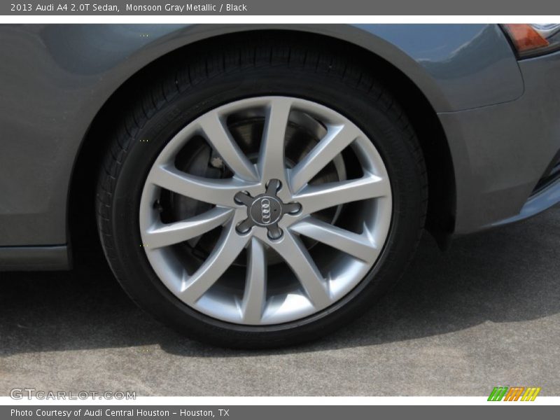 Monsoon Gray Metallic / Black 2013 Audi A4 2.0T Sedan