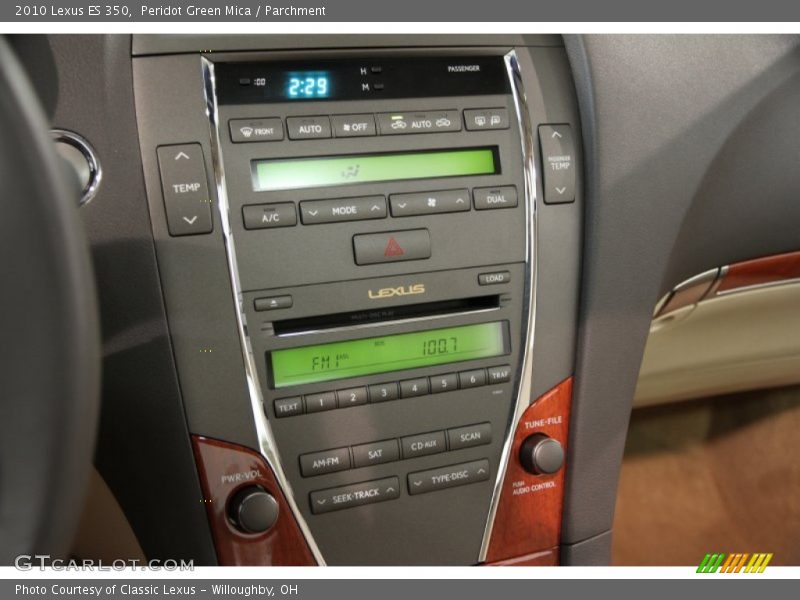 Controls of 2010 ES 350