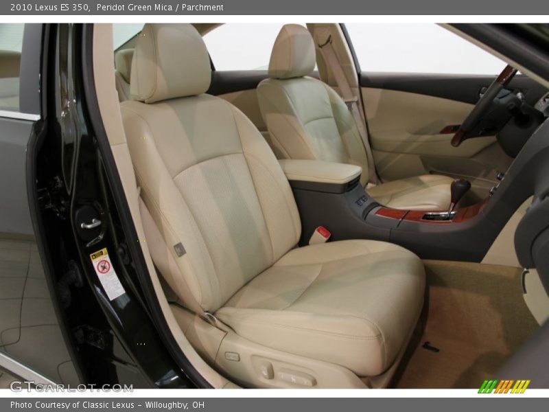 Front Seat of 2010 ES 350