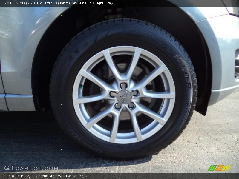 Quartz Grey Metallic / Light Gray 2011 Audi Q5 2.0T quattro