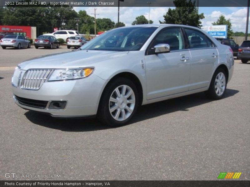 Ingot Silver Metallic / Dark Charcoal 2012 Lincoln MKZ FWD