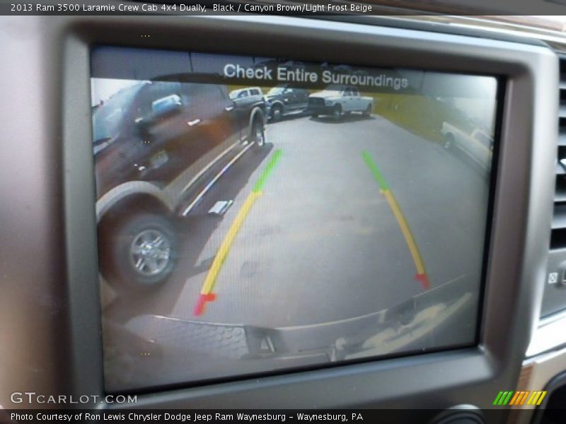 Black / Canyon Brown/Light Frost Beige 2013 Ram 3500 Laramie Crew Cab 4x4 Dually