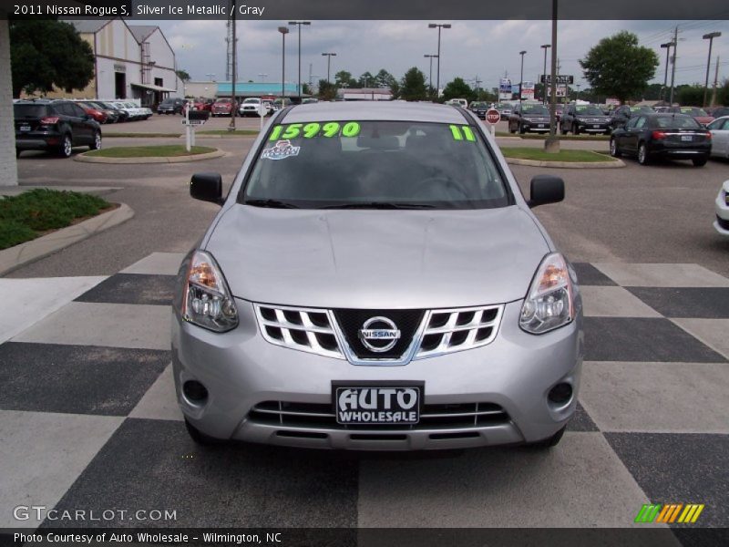 Silver Ice Metallic / Gray 2011 Nissan Rogue S