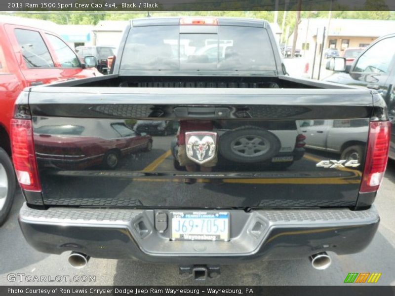 Black / Black 2013 Ram 1500 Sport Crew Cab 4x4