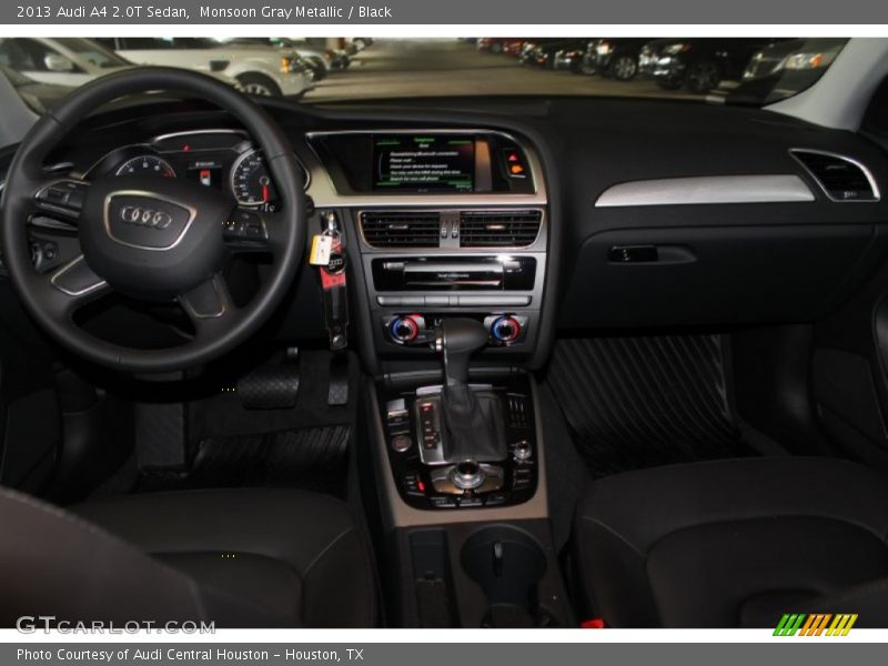 Monsoon Gray Metallic / Black 2013 Audi A4 2.0T Sedan