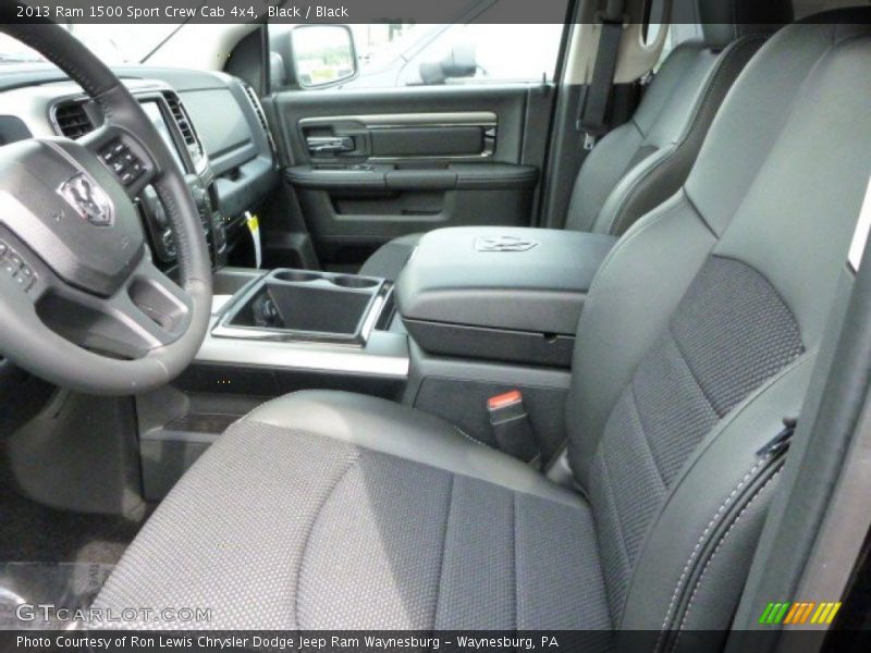 Black / Black 2013 Ram 1500 Sport Crew Cab 4x4